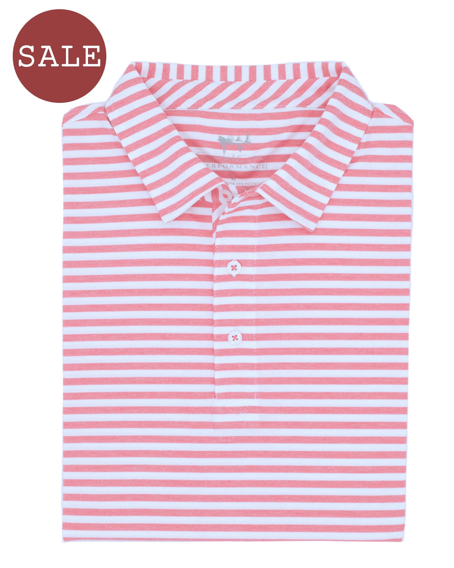Stripe Mesh Polo