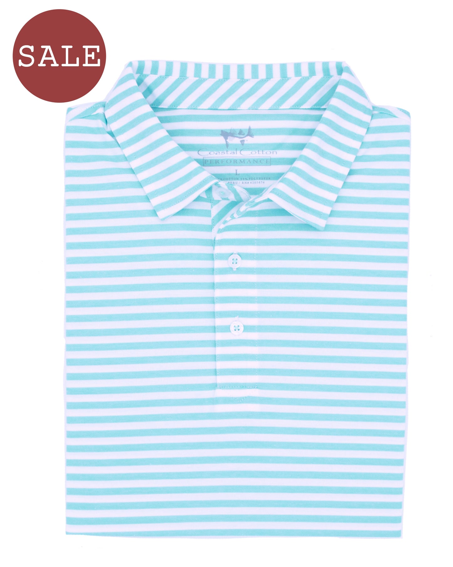 Stripe Mesh Polo
