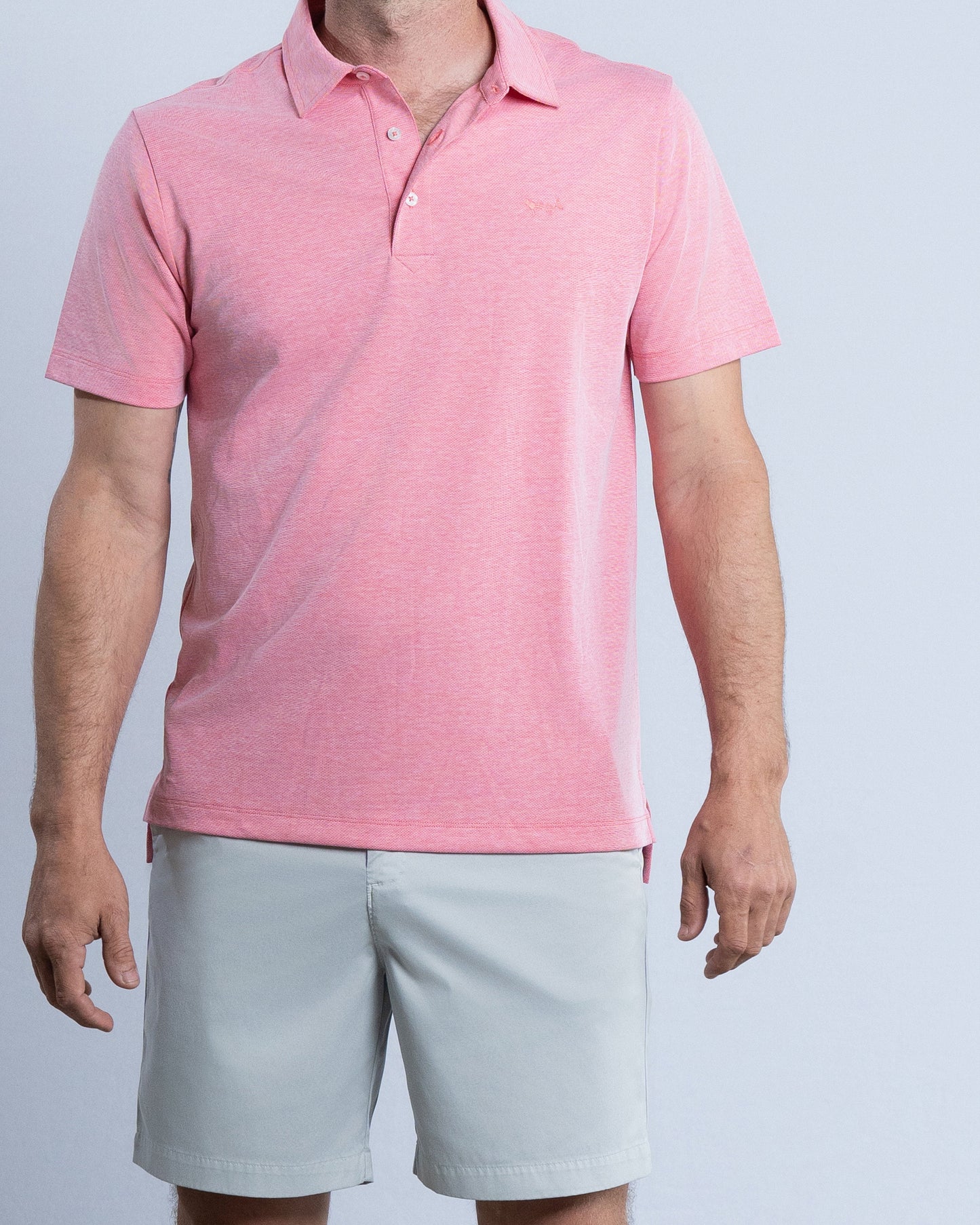 Solid Mesh Polo
